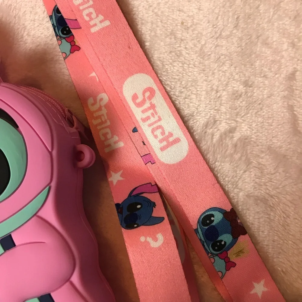 LILO & Stitch Angela Silicone Bag Disney Cartoon Anime Figure Shoulder Bag NWOT